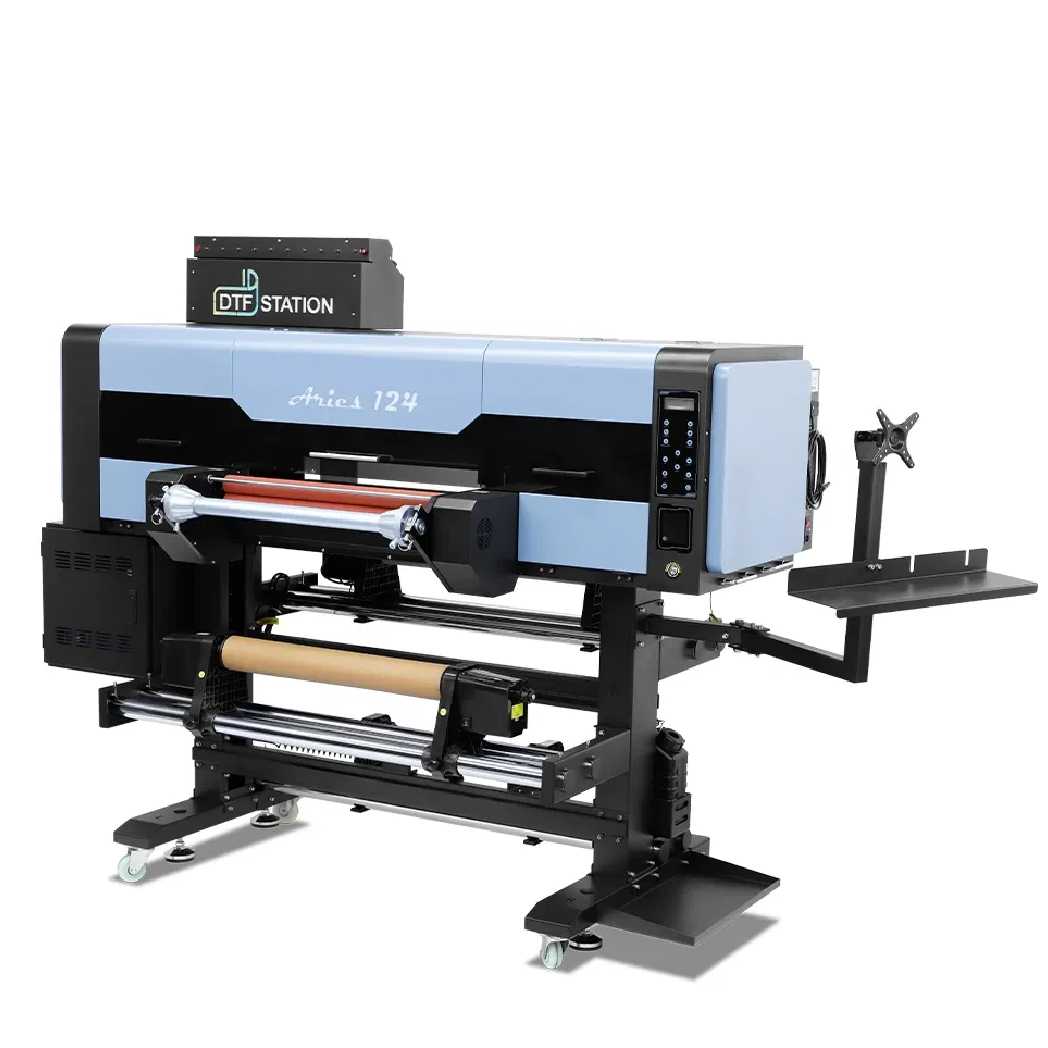 $645/Month New DTF STATION Aries 124 60CM 24" Inch Commercial UV DTF Direct To Film Printer And Supplies 2-in-1 Printing & Laminating