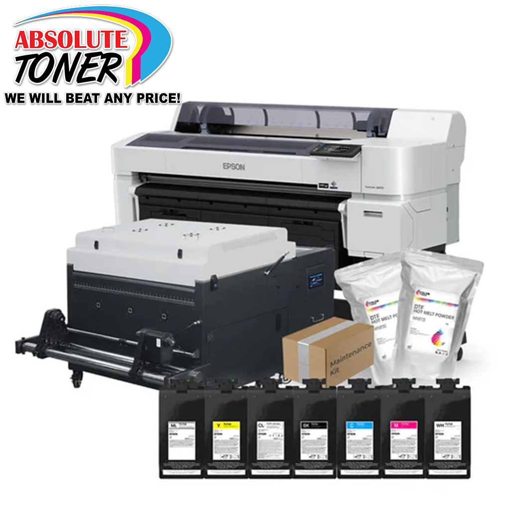 $560/Month Epson SureColor G6070 35" Wide-Format DTF Printer with Miro 36 DTF Shaker Bundle | High-Performance Direct-to-Film Printing