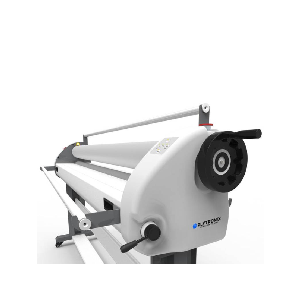 Plytronix Cold Semi-Automatic Laminator ME1600 with Air Compressor and Air Cylinder Roller