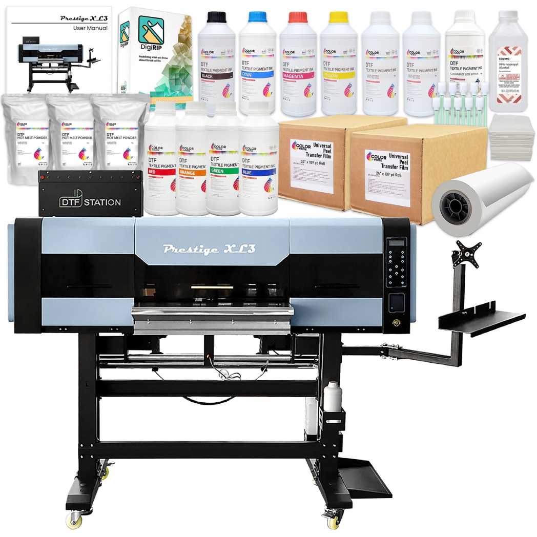 Absolute Toner $649/Month New Prestige XL3 60CM 9-Color DTF 24" Inch Printer With Auto-Cleaning And White Ink Management System DTF printer