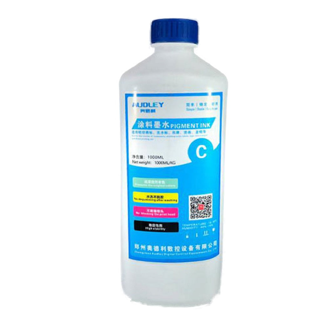 Audley 1 Liter Direct To Film (DTF) Ink Cyan Color