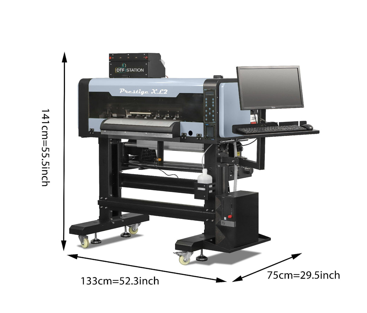 $625/Month New DTF Station Prestige XL2 Bundle Containing Prestige XL2 High End DTF Printer, Seismo V24 Shaker & Purifier S