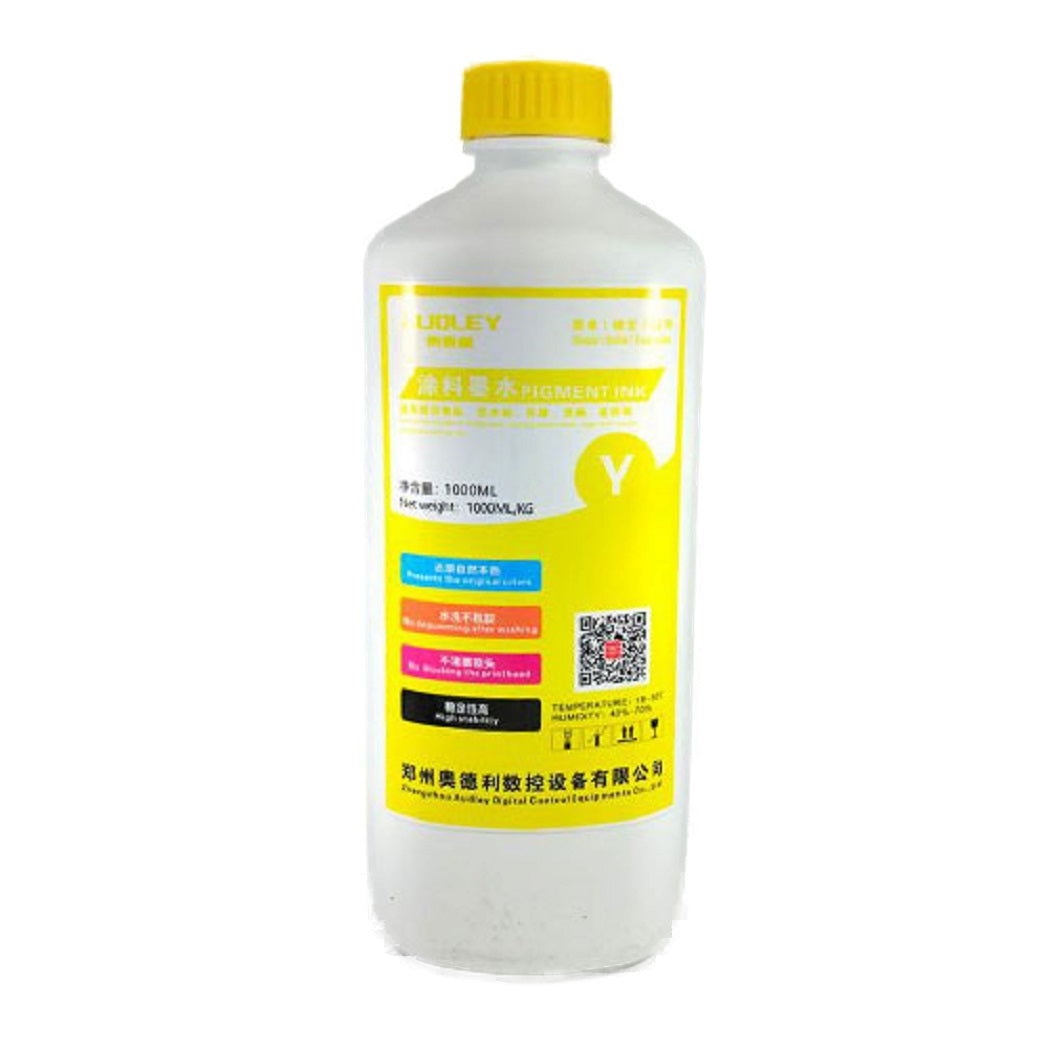 Audley 1 Liter Direct To Film (DTF) Ink Yellow Color