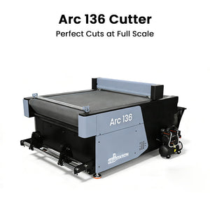 Absolute Toner DTF Station Arc 136 36-inch Flatbed Cutter Cuts Prints Quickly and Accurately with Industrial Grade Precision DTF Cutter