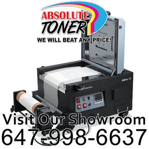 Absolute Toner $263.72/Month Prestige R2 PRO DTF Printer 110V A3 (Dual Epson i1600 Print Heads) With Digirip Software, Miro 13 DTF Powder Shaker With Oven Purifier And A3 Prisma Palette Heat Press DTF printer