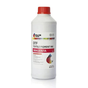 DTF STATION Color Prime DTF Ink Bundle Includes Cyan, Magenta, Yellow, Black (C/M/Y/K), 2 White Inks & DTF Cleaning Solution