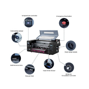 Absolute Toner $145/month New DTF STATION Prestige R1 13" Inch A3+ DTF (Direct-to-Film) Printer With White Circulation & Auto Ink Cleaning & Alarming System DTF printer
