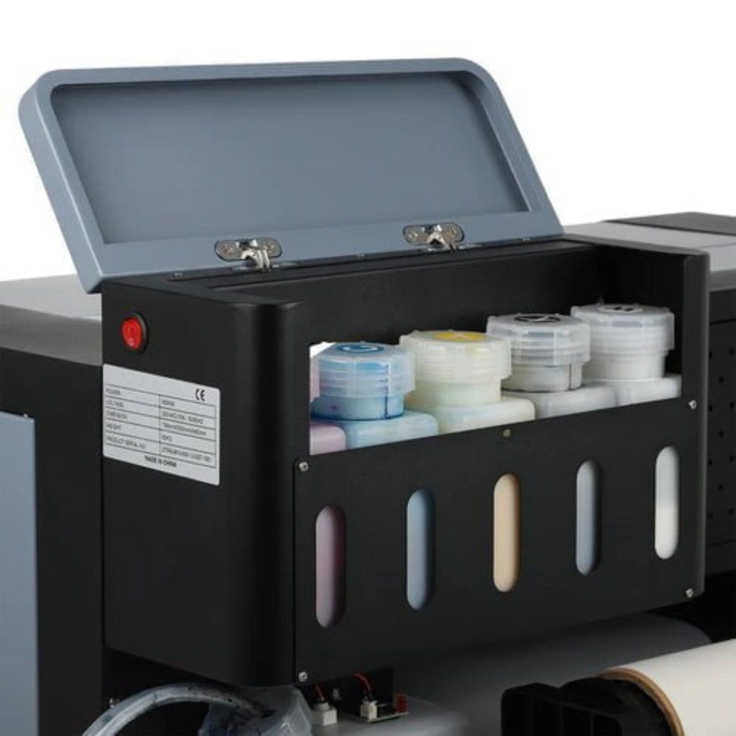 Absolute Toner $119/month New Prestige R2 13" DTF Printer Auto-Cleaning, 27 Sqf/hr, 1 Liter bulk, White Ink Management System - Demo Unit DTF printer