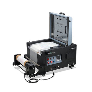 Absolute Toner ADVANCED BUNDLE + SUPPLIES + Phoenix Air - New Prestige Roll DTF Printer, Miro 13 DTF Powder Shaker/Oven/Air Purifier + Phoenix Air 16x20 DTF printer