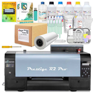 Absolute Toner $237/month New Prestige R2 PRO 13" Media Roll DTF Printer 110V A3 (Dual Epson i1600 Print Heads) Supply Bundle With Universal DTF Film DTF printer
