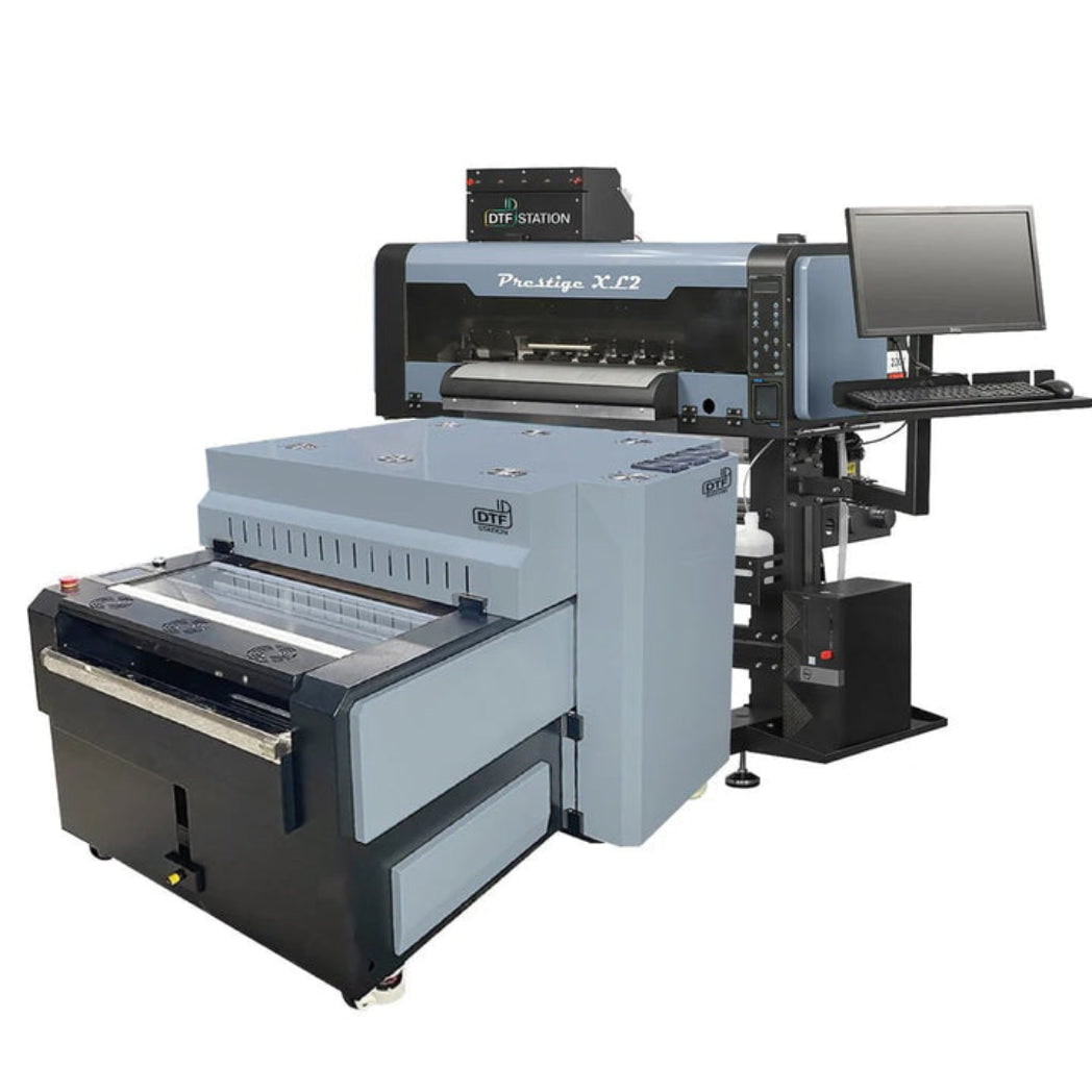 Absolute Toner $600/Month New DTF Station Prestige XL2 & Seismo A24 Shaker Bundle Containing Prestige XL2 High End DTF Printer & Seismo A24 DTF Powder Shaker and Dryer DTF printer