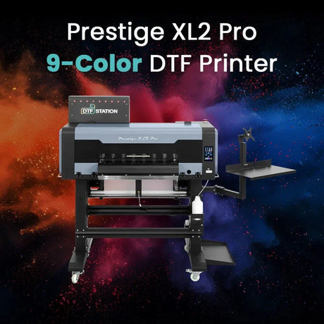 Absolute Toner $496/Month 9-Colour 24" Prestige XL2 PRO New DTF Station Printer Bundle with MIRO 24 Automatic Powder Applicator/Shaker/Oven/Purifier DTF printer
