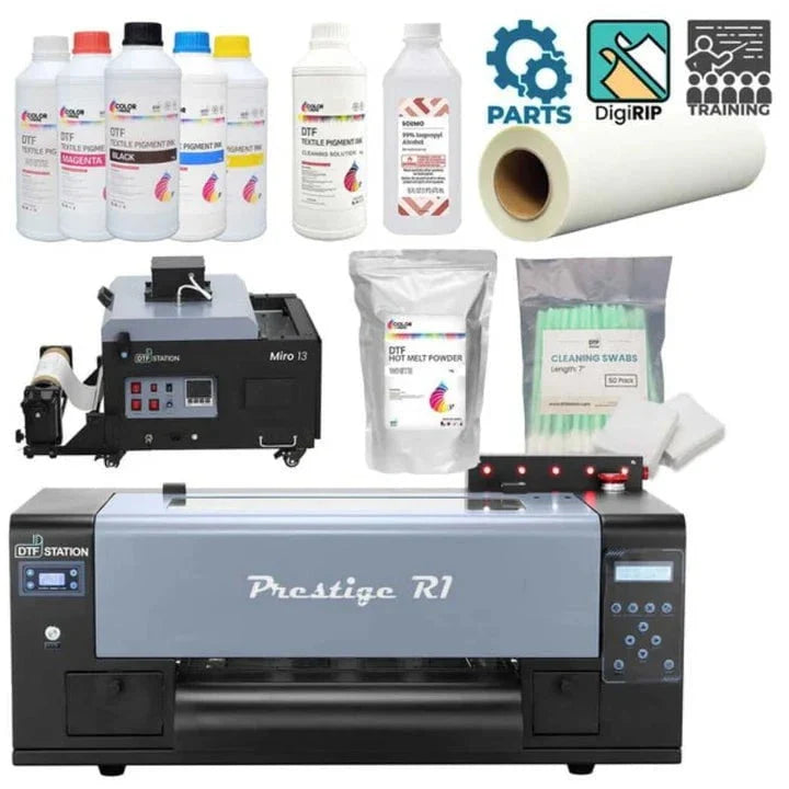Absolute Toner Prestige R1 13" DTF Printer Bundle - Includes Prestige R1 DTF Printer, Startup Package and Compatible Machine Options DTF printer