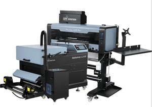 Absolute Toner $398/Month 9-Colour BUNDLE 24" Prestige XL2 PRO New DTF Station Printer with  Automatic Powder Applicator/Shaker/Oven with Seismo L24R Auto Recirculating Shaker-220V DTF printer
