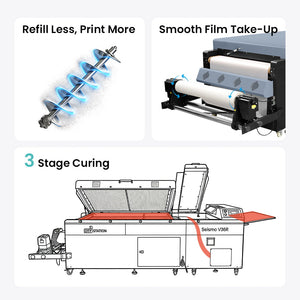 Absolute Toner DTF Station Seismo V36R 36-Inch DTF Powder Shaker Engineered for Wider Formats, Faster Output, and Continuous Production Workflows DTF Powder Shaker