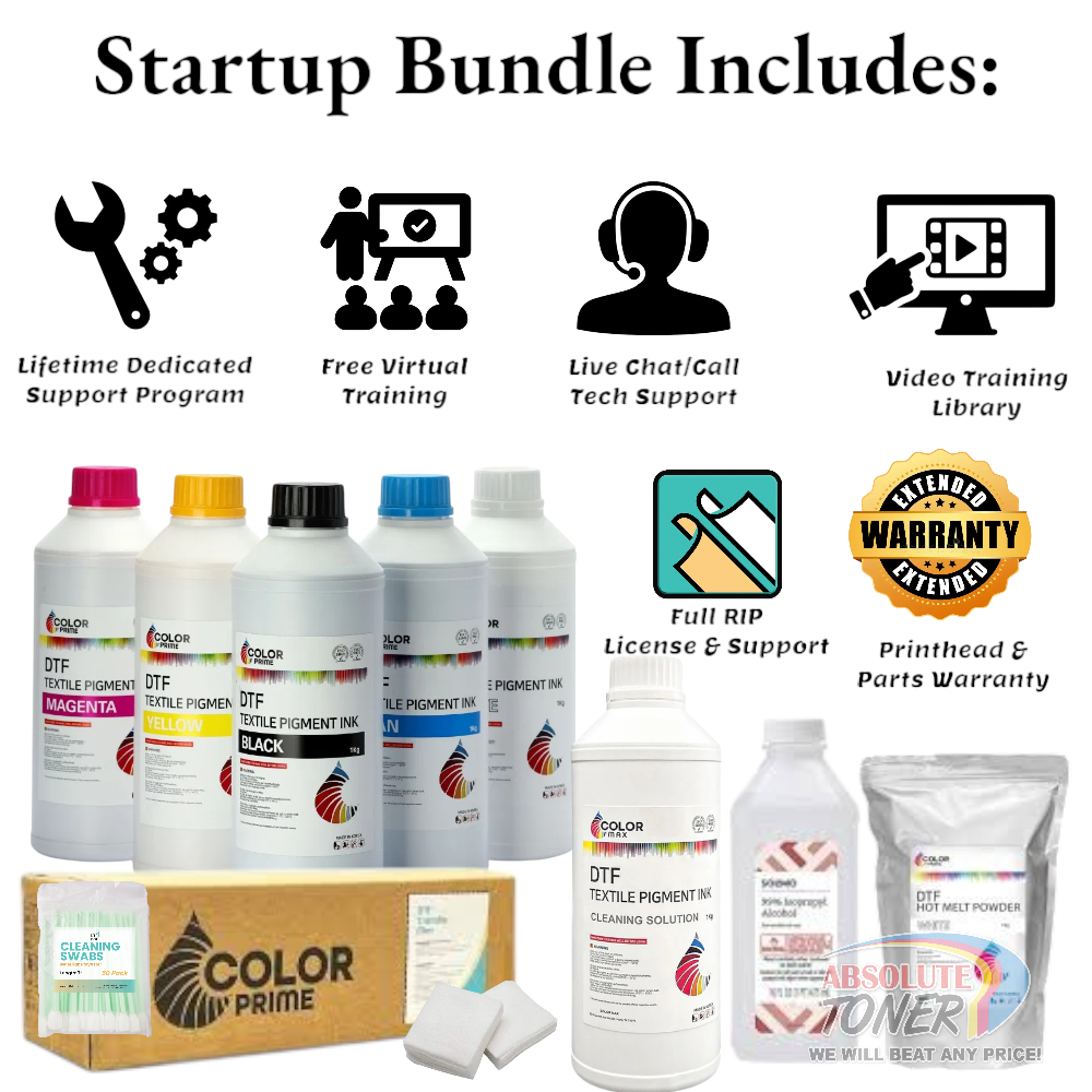 Absolute Toner New DTF STATION Prestige R1 13" Inch A3+ DTF (Direct-to-Film) Printer With Phoenix Air 16x20 Curing Oven Bundle DTF printer